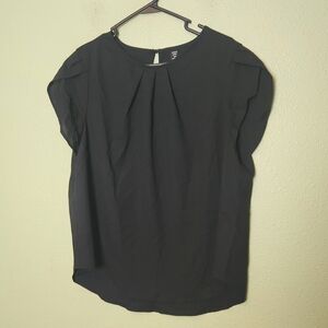 Shein Curve Black Blouse Size 1XL